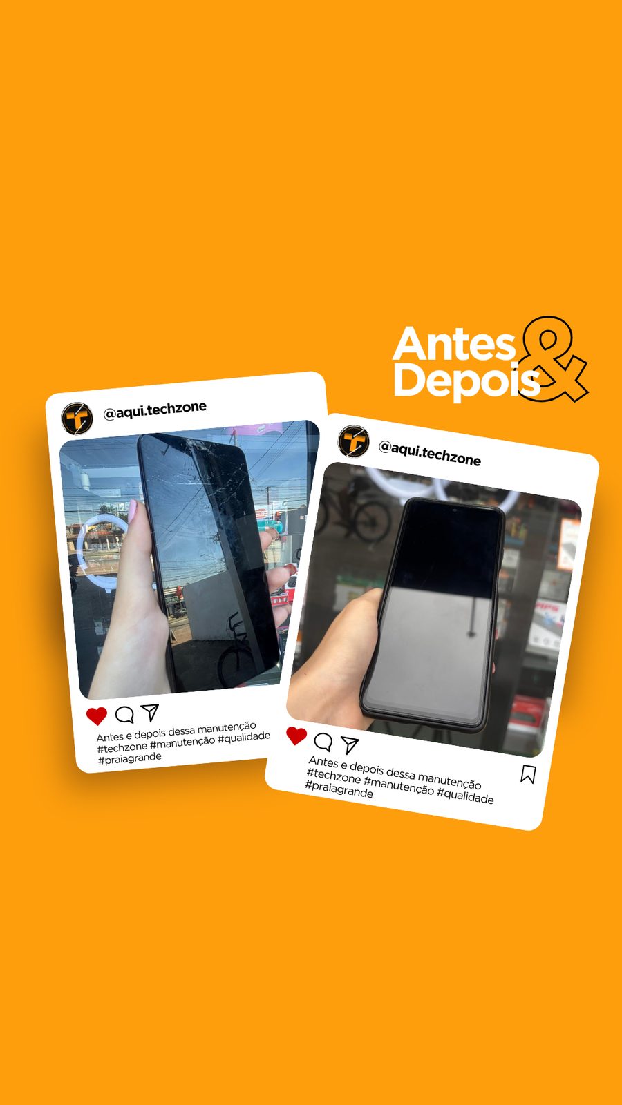 Antes e depois