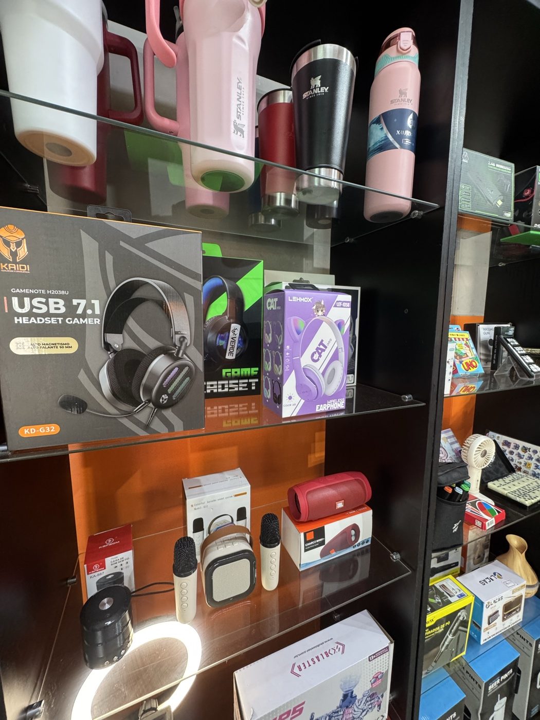Vitrine de celulares
